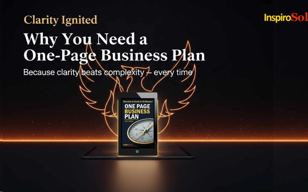 Why You Need a One-Page Business Plan (and How It Can Transform Your Solopreneur Journey)